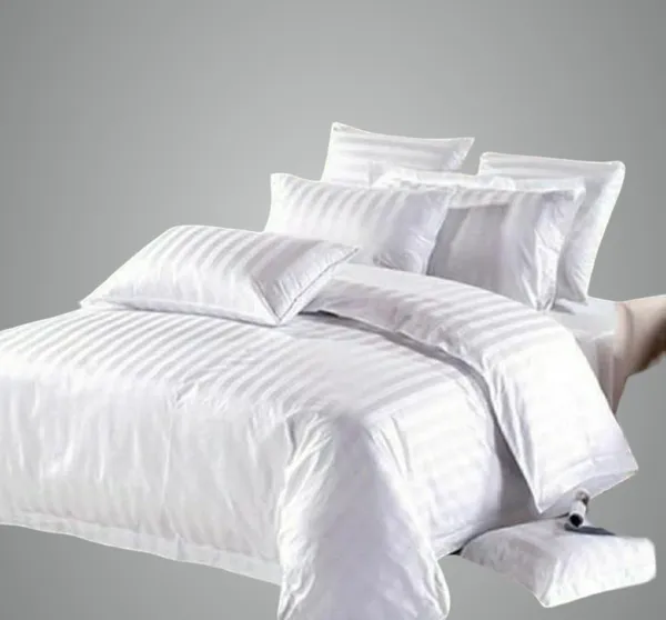 Multicolor_Cotton_Striped_Bedsheet_With_Pillow_Covers