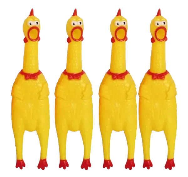 Squeaky_Rubber_Chicken_Shaped_Toy_With_Screaming_Sound_For_Pet_(Pack_Of_4)
