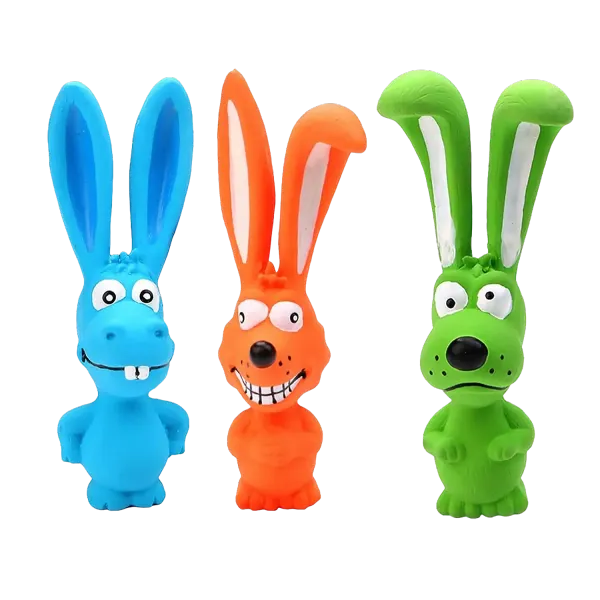 Multicolor_Animal_Shaped_Latex_Toys_With_Sound_And_Long_Ears_For_Pets_17_Cm_X_6_Cm_(Pack_Of_3)