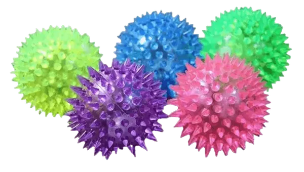 Multicolor_Spike_Balls_With_Led_Lights_For_Dog_(Pack_Of_3)