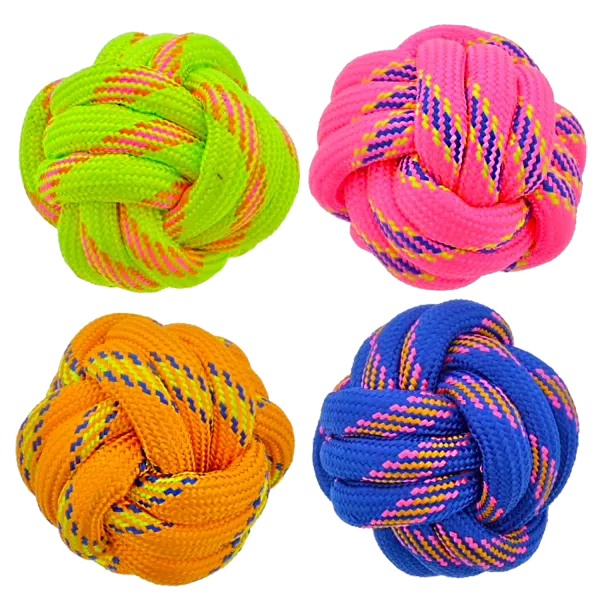Multicolor_Knotted_Rope_Ball_Dog_Toy:_The_Ultimate_Tug,_Chew_And_Fetch_Companion_7_Cm_Dia_(Pack_Of_4)