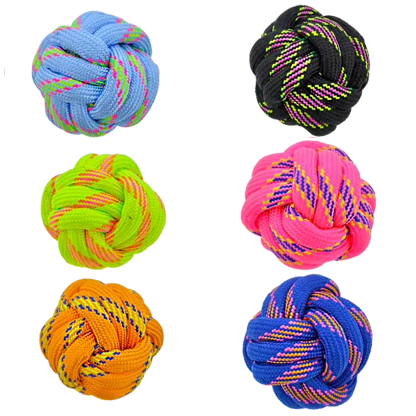 Multicolor_Knotted_Rope_Ball_Dog_Toy:_The_Ultimate_Tug,_Chew_And_Fetch_Companion_7_Cm_Dia_(Pack_Of_4)