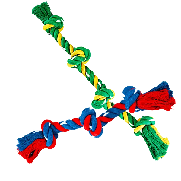 Multicolor_Tug_Rope_Toys_For_Pet_3_Knots_55Cm_X_6Cm_X_6Cm_(Pack_Of_4)