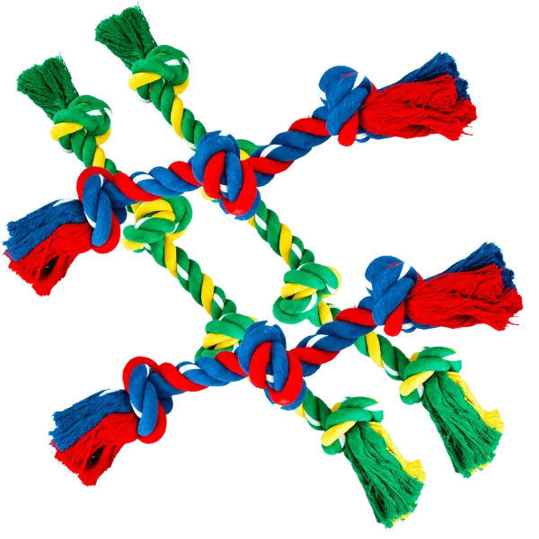 Multicolor_Tug_Rope_Toys_For_Pet_3_Knots_55Cm_X_6Cm_X_6Cm_(Pack_Of_4)