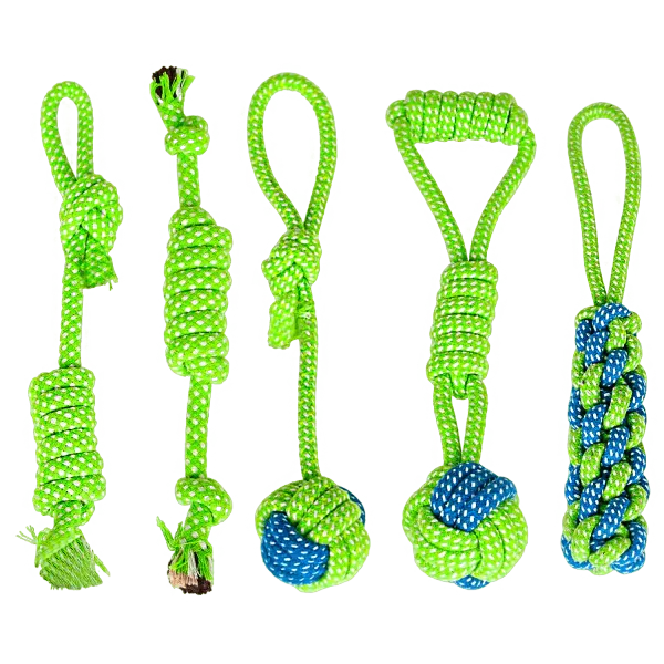 Multicolor_Different_Shapes_Tug_Rope_Toys_For_Pet_(Pack_Of_9)