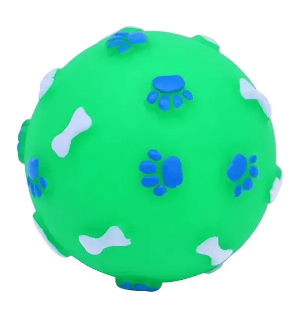 Multicolor_Paw_Or_Woof_Pattern_Balls_With_Sound_For_Pets_(Pack_Of_3)