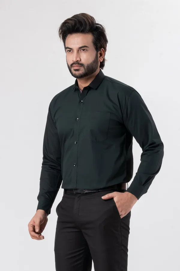 Parrot_Green_100%_Cotton_Casual_Shirt_For_Men
