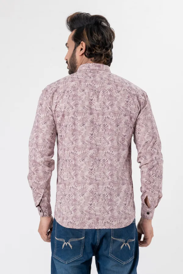Light_Pink_100%_Cotton_Casual_Shirt_For_Men
