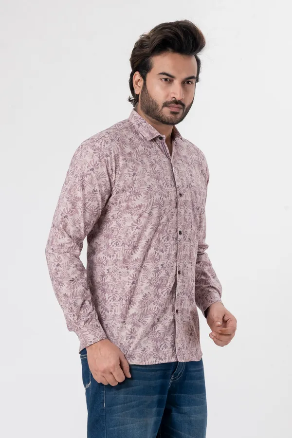 Light_Pink_100%_Cotton_Casual_Shirt_For_Men