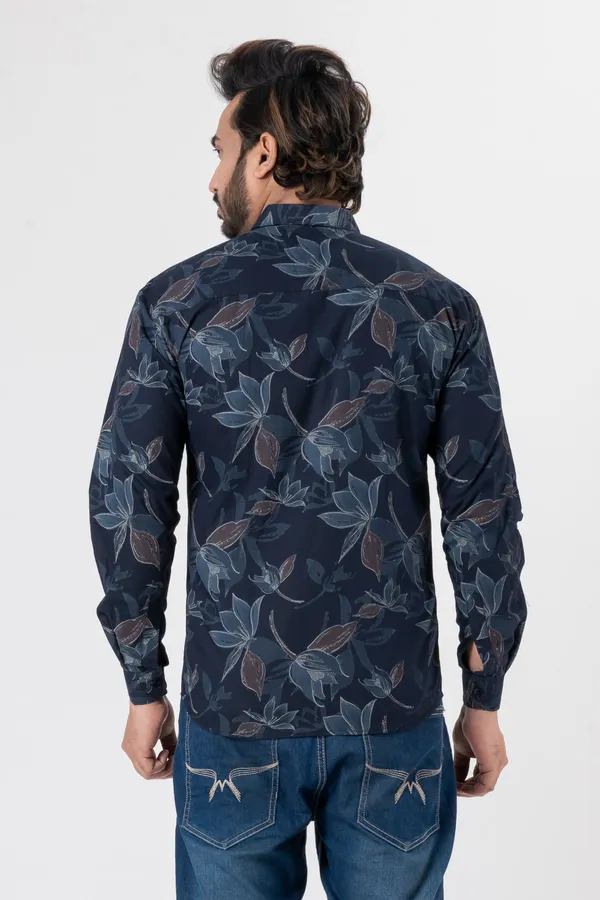 Blue_100%_Cotton_Casual_Shirt_For_Men