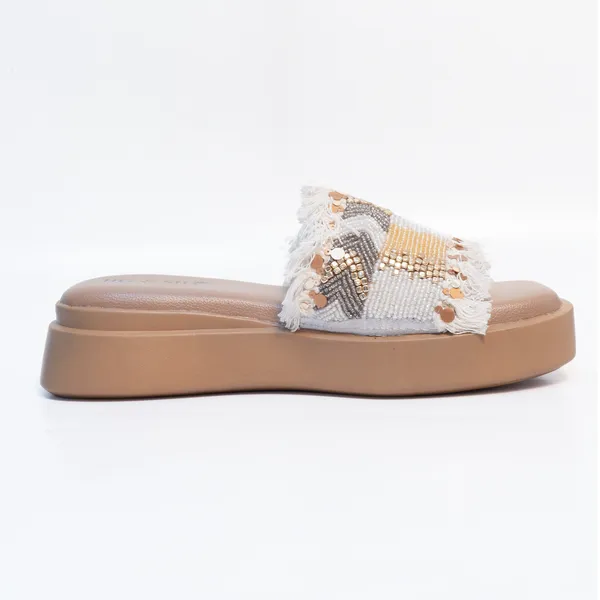 Beige_Synthetic_Leather_Wedges_For_Women