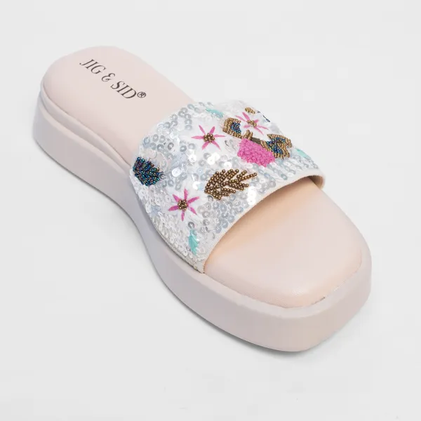White_Synthetic_Leather_Wedges_For_Women