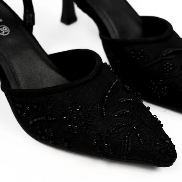 Black_Synthetic_Leather_Heels_For_Women