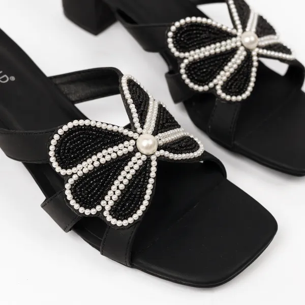 Black_Synthetic_Leather_Heels_For_Women