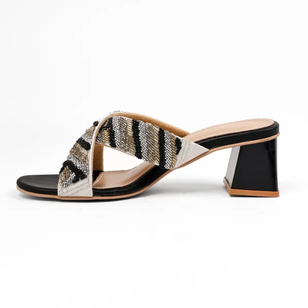 Black_Synthetic_Leather_Heels_For_Women