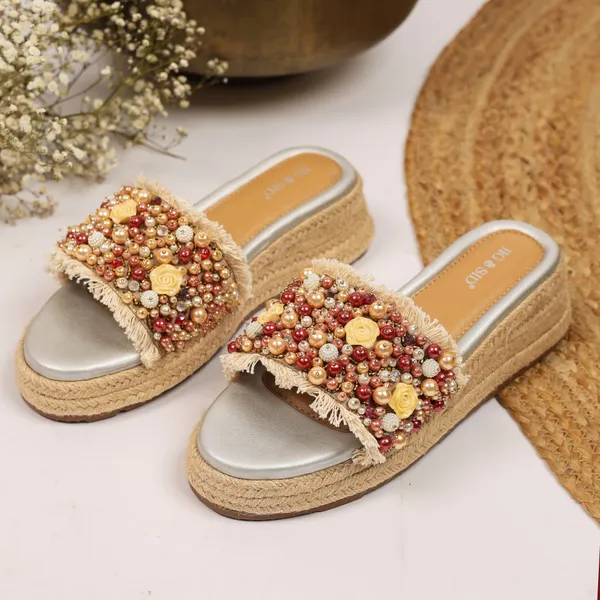 Multicolor_Synthetic_Leather_Wedges_For_Women