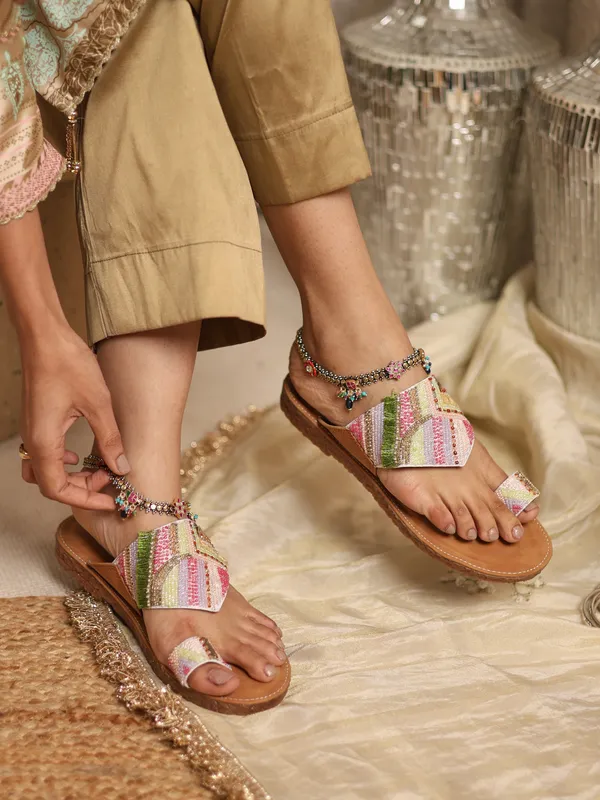 Brown_Synthetic_Leather_Flats_For_Women