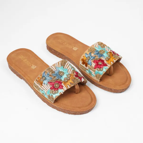 Brown_Synthetic_Leather_Flats_For_Women