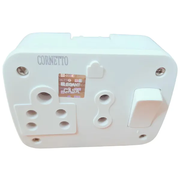 White_Electric_Extension_Board_with_Switch