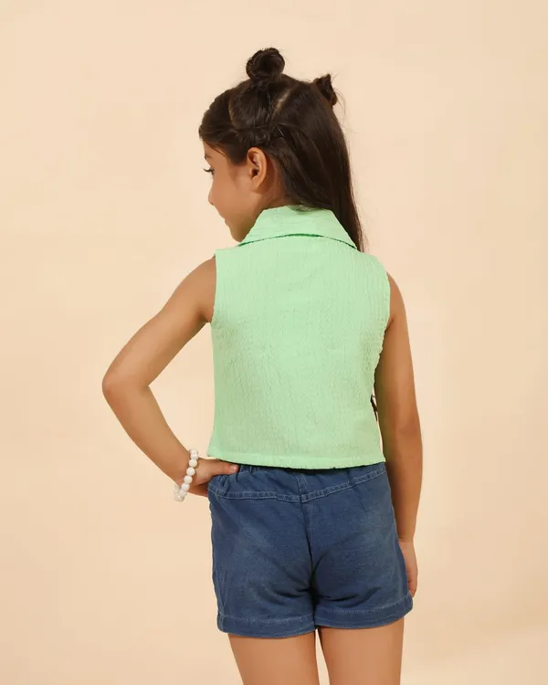 Green_Cotton_Blend_And_Denim_Premium_Two_Piece_Set_For_Girls