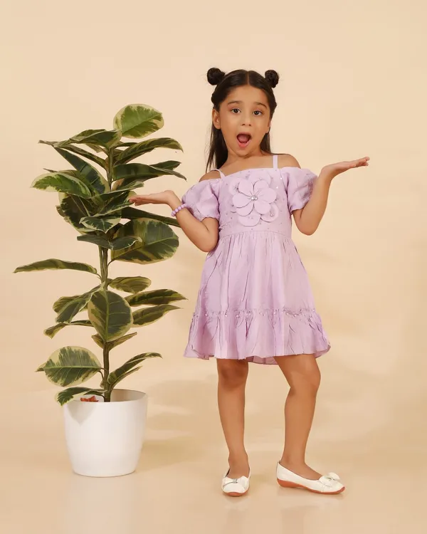 Purple_Cotton_Poly_Premium_Dress_For_Girls