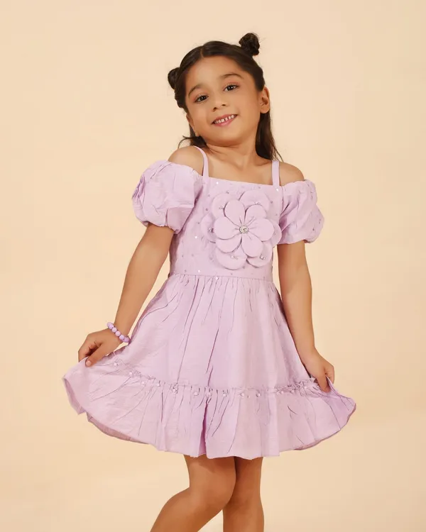 Purple_Cotton_Poly_Premium_Dress_For_Girls