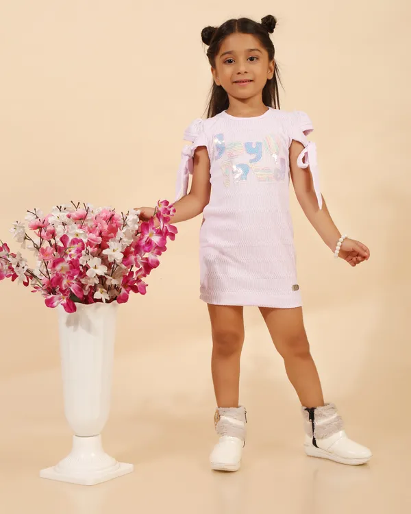 Pink_Cotton_Poly_Premium_Dress_For_Girls