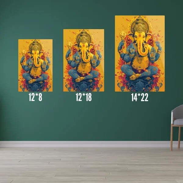 The_Print_Verse_Ganesh_Metal_Poster