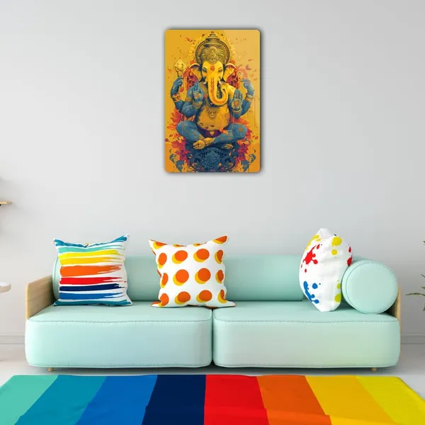 The_Print_Verse_Ganesh_Metal_Poster