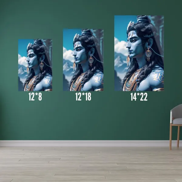 The_Print_Verse_Shiva_Metal_Poster