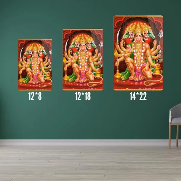 The_Print_Verse_Panchmukhi_Hanuman_Metal_Poster