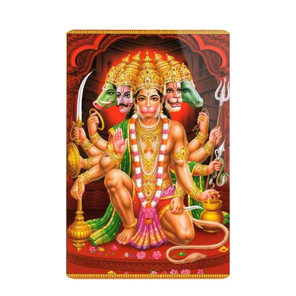 The_Print_Verse_Panchmukhi_Hanuman_Metal_Poster