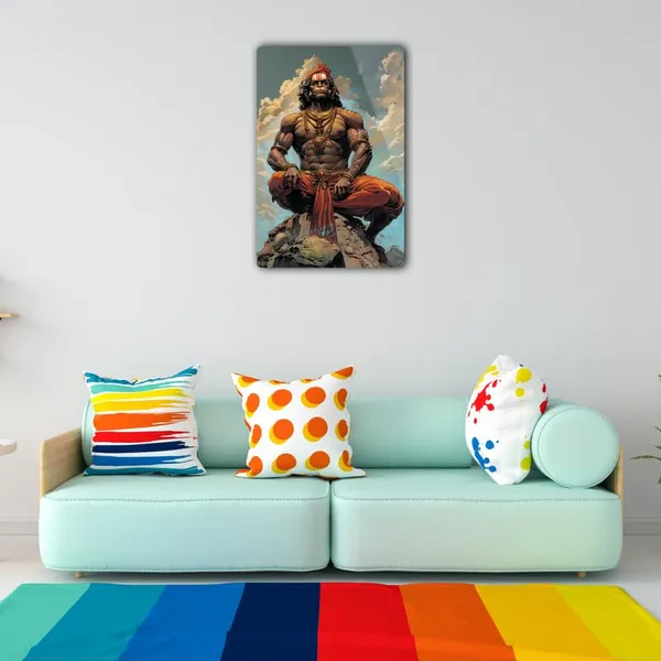The_Print_Verse_Hanuman_Metal_Poster