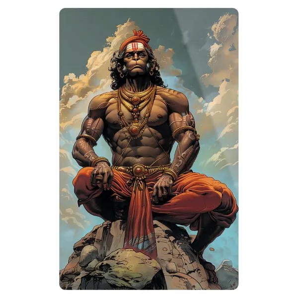 The_Print_Verse_Hanuman_Metal_Poster