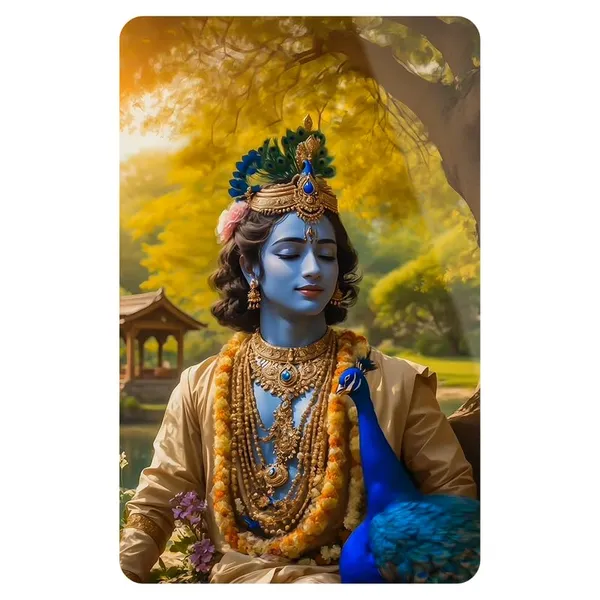 The_Print_Verse_Krishna_Metal_Poster