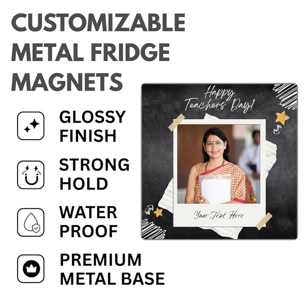 Custom_Photo_&_Text_Teachers_Day_Metal_Fridge_Magnets|Set_Of_2|3X3Inch|Customizable|Glossy_Finish|Waterproof|Strong_Hold