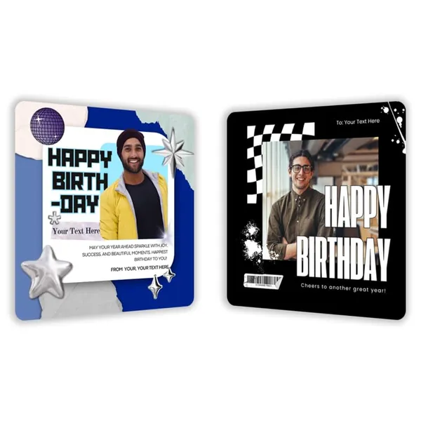 Customized_Birthday_Fridge_Magnet|3X3Inch_Metal_Fridge_Magnet|Custom_Photo_&_Text|Waterproof|Glossy_Finish|No_Colour_Fade_Lifetime|Unique_Birthday_Gift_For_Friends_&_Family|Nova