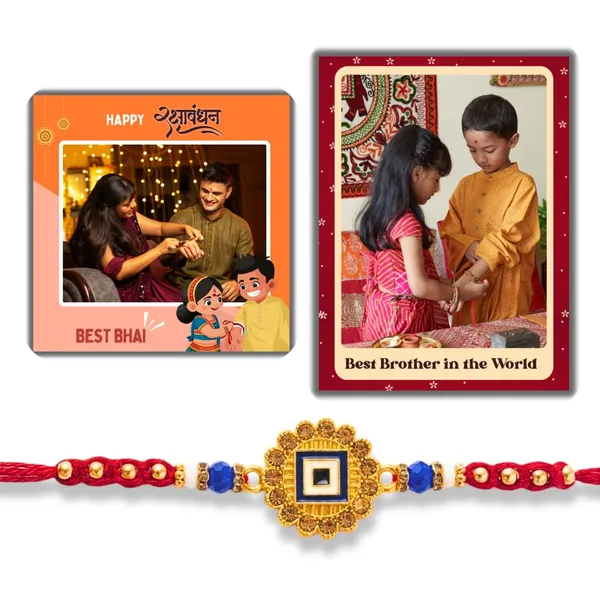 The_Printverse_Rakshabandhan_Gift_Box|1_Pc_Designer_Rakhi_+_2_Pcs_Custom_Fridge_Magnets_(4X3|3X3_Inch)|Luxury_Hard_Gift_Box_Packing|Rakhi_Gift_Hamper_for_Bhai-Shahi_Frame