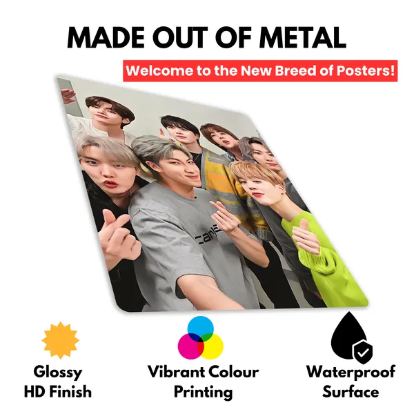 BTS_Group_Metal_Poster_with_Magnet_Attachment_|_Everlasting_Colours_|_Durable|_Waterproof|_Glossy|_Anime,_Gaming,_Cars_Home_Decor_Options