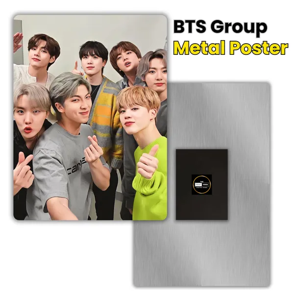 BTS_Group_Metal_Poster_with_Magnet_Attachment_|_Everlasting_Colours_|_Durable|_Waterproof|_Glossy|_Anime,_Gaming,_Cars_Home_Decor_Options
