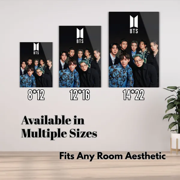 BTS_Metal_Poster_with_Magnet_Attachment_|_Everlasting_Colours_|_Durable|_Waterproof|_Glossy|_Anime,_Gaming,_Cars_Home_Decor_Options
