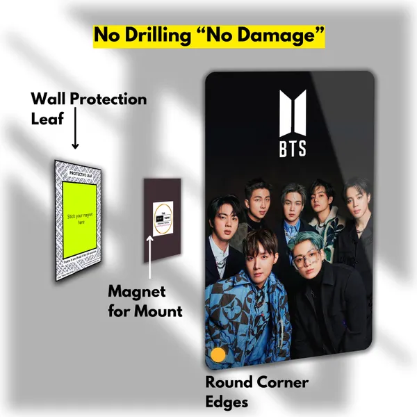 BTS_Metal_Poster_with_Magnet_Attachment_|_Everlasting_Colours_|_Durable|_Waterproof|_Glossy|_Anime,_Gaming,_Cars_Home_Decor_Options