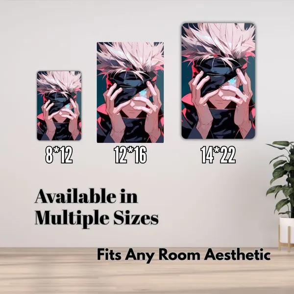 Gojo_Jujutsu_Kaisen_with_Magnet_Attachment_|_Everlasting_Colours_|_Durable|_Waterproof|_Glossy|_Anime,_Gaming,_Cars_Home_Decor_Options