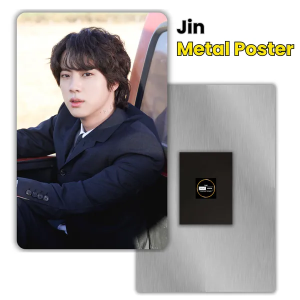 JIN_Metal_Posterwith_Magnet_Attachment_|_Everlasting_Colours_|_Durable|_Waterproof|_Glossy|_Anime,_Gaming,_Cars_Home_Decor_Options