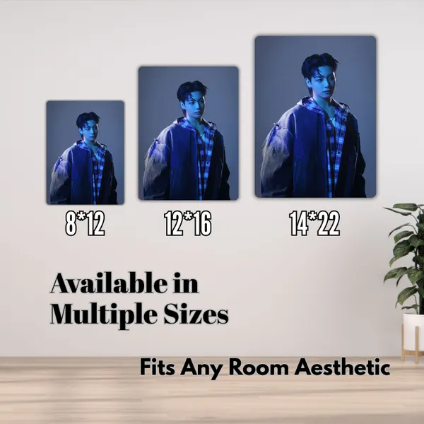 JUNGKOOK_Metal_Poster_with_Magnet_Attachment_|_Everlasting_Colours_|_Durable|_Waterproof|_Glossy|_Anime,_Gaming,_Cars_Home_Decor_Options