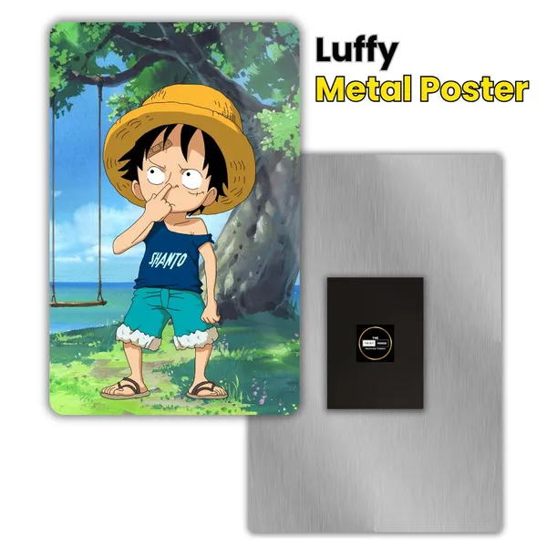 Luffy_Funny_Metal_Poster_with_Magnet_Attachment_|_Everlasting_Colours_|_Durable|_Waterproof|_Glossy|_Anime,_Gaming,_Cars_Home_Decor_Options