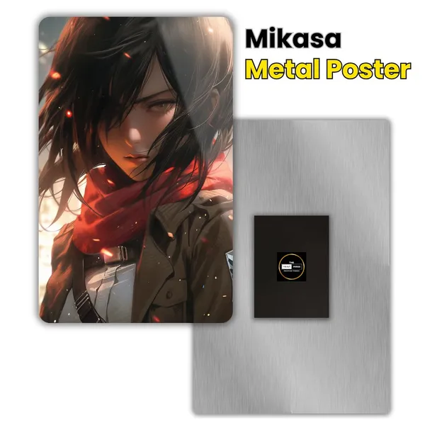 Mikasa_Metal_Poster_with_Magnet_Attachment_|_Everlasting_Colours_|_Durable|_Waterproof|_Glossy|_Anime,_Gaming,_Cars_Home_Decor_Options