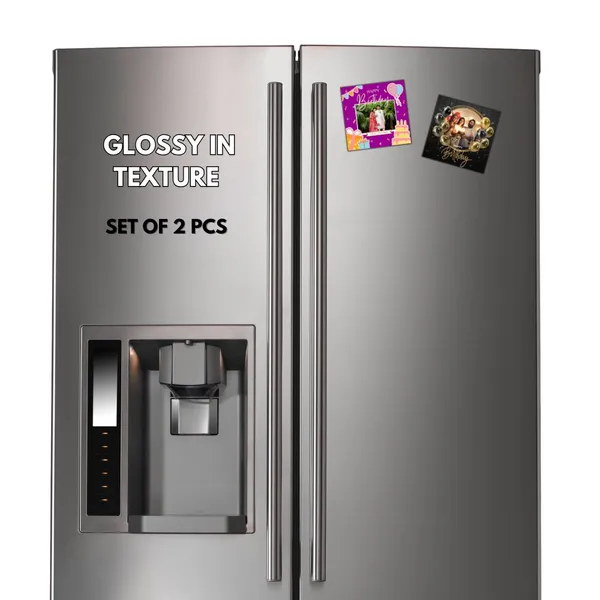 Customized_Birthday_Fridge_Magnet|3X3Inch_Metal_Fridge_Magnet|Custom_Photo_&_Text|Waterproof|Glossy_Finish|No_Colour_Fade_Lifetime|Unique_Birthday_Gift_For_Friends_&_Family|Gleam