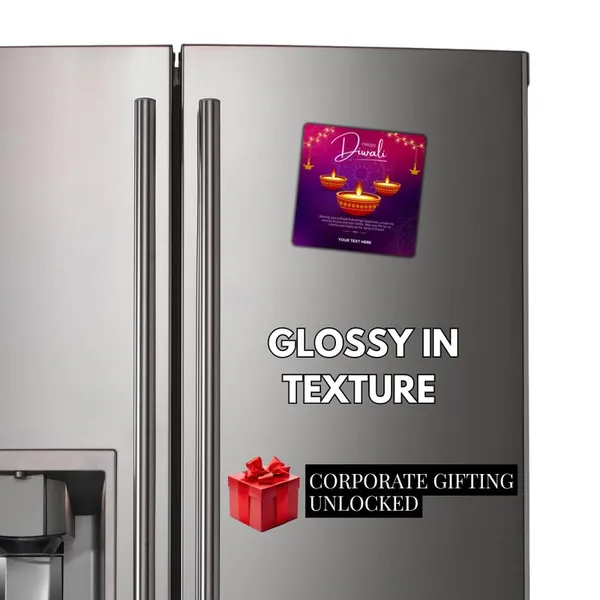 Diwali_Custom_Corporate_Gifting_Metal_Fridge_Magnet_|Set_of_1pc|3_*_3_Inch|Glossy|Durable|Shiny|No_Colour_Fade_Lifetime|Waterproof|Unique_Design|Best_Custom_Corporate_Gift|Lumina