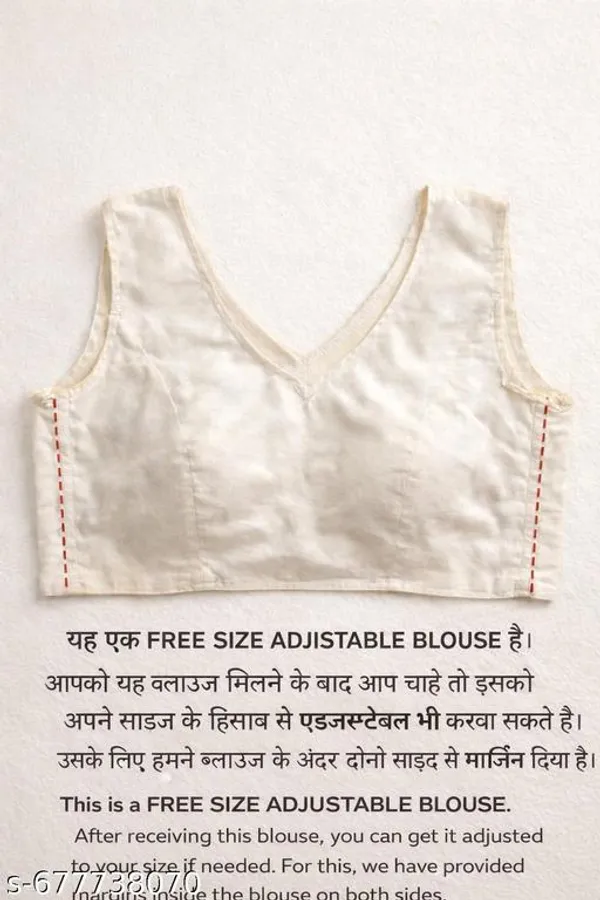 Pink_Cotton_Silk_Premium_Saree_Blouse_For_Women